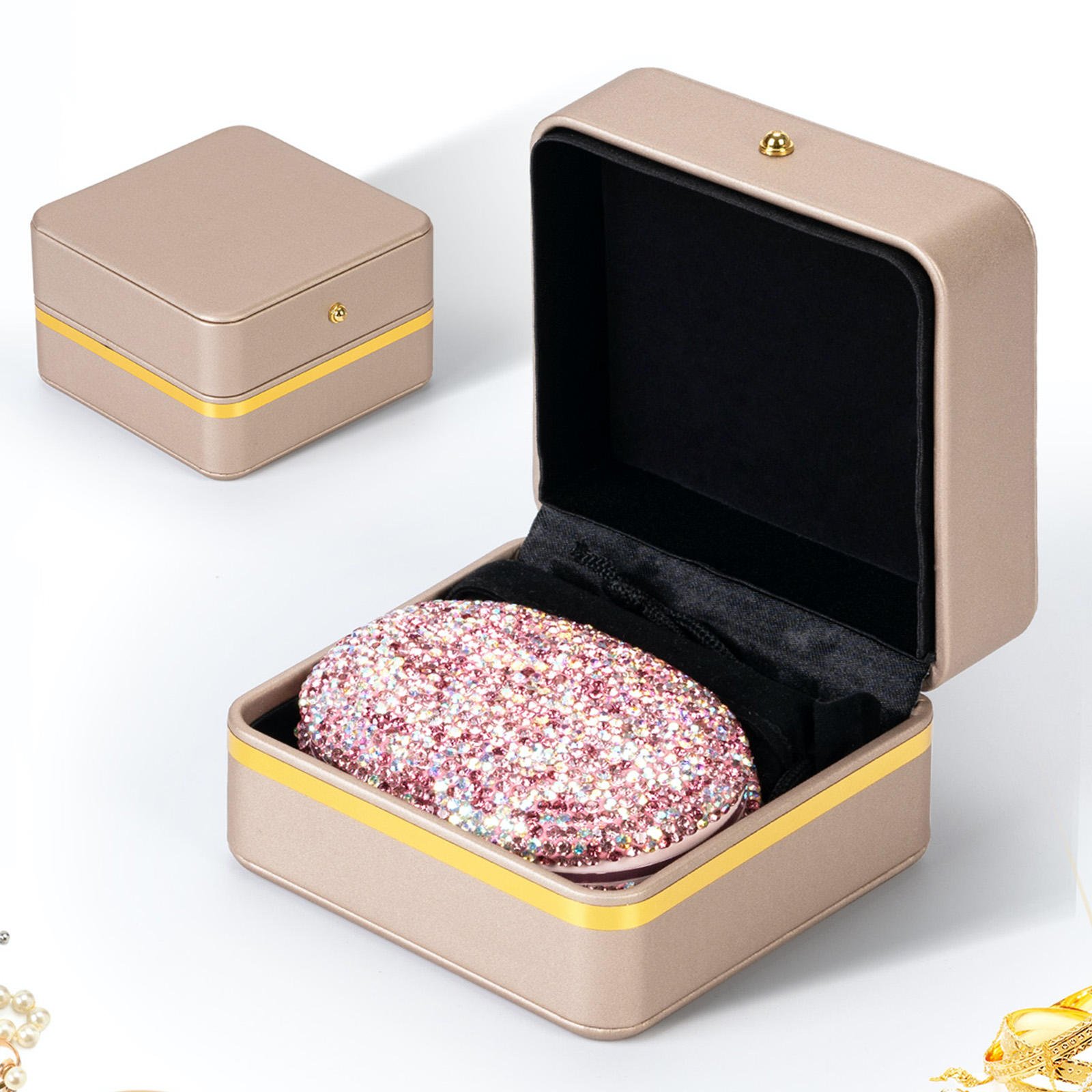 Silnek M1 2-in-1 Music Jewelry Box Bluetooth Earphones